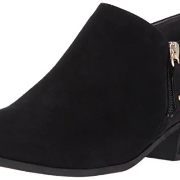 Women's Ankle Boots Size 6 Microfiber Suede Memory Foam Insole Heeled